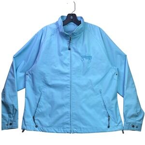 North End Jacket Womens Extra Large Embroidered Full Zip Windbreaker Performance
